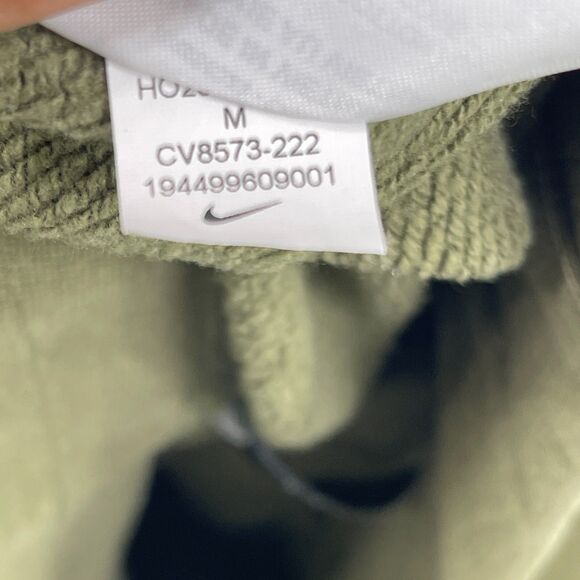 Nike Air Jogger Pants Womens Medium Olive Green Cotton Stretch Pockets Pull On - Picture 10 of 14